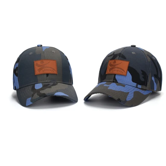 6 Panel Radfahren Jagd bestickt Patch Camo Hut Camouflage Caps