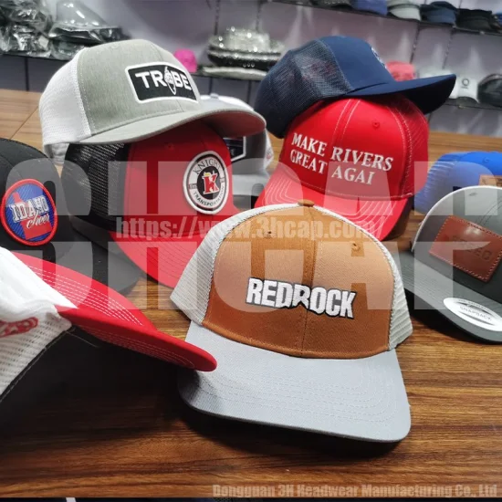 3hcap Fashion Stickerei Patch Mesh Baseball Gorras Individuelles Logo Richardson 112 Trucker Caps Hüte